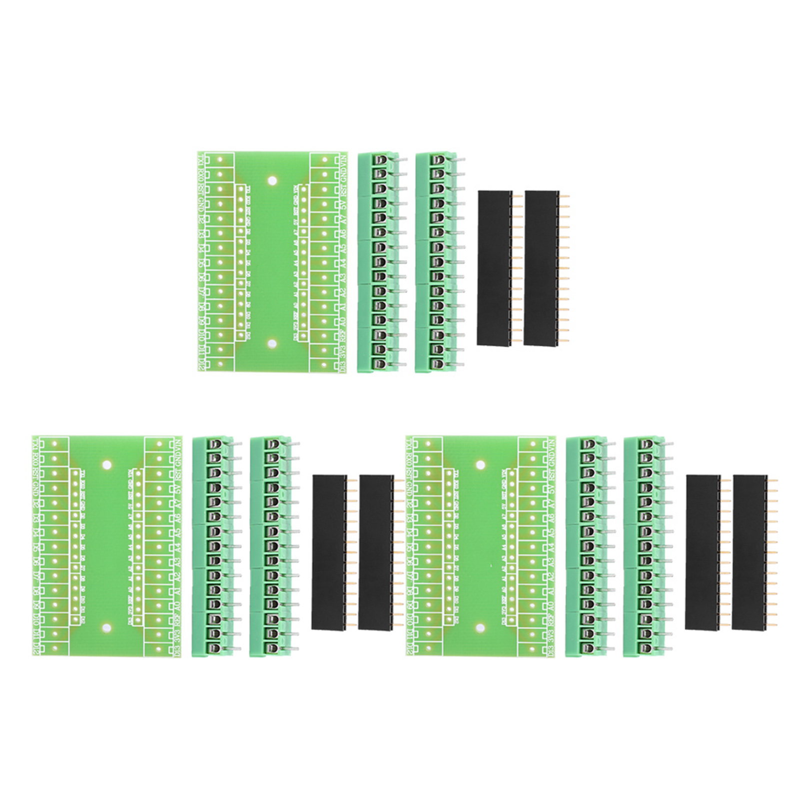 3-teiliges Erweiterungsboard Für Arduino Nano 3.0 Mit Terminaladapter Und Diy-kit