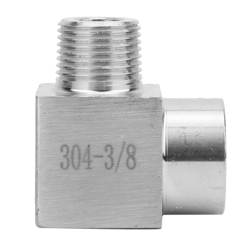 Bspp-winkeladapter Mit Innengewinde Auf Außengewinde Für 3/8-zoll-schnellkupplungen Für Luft/öl