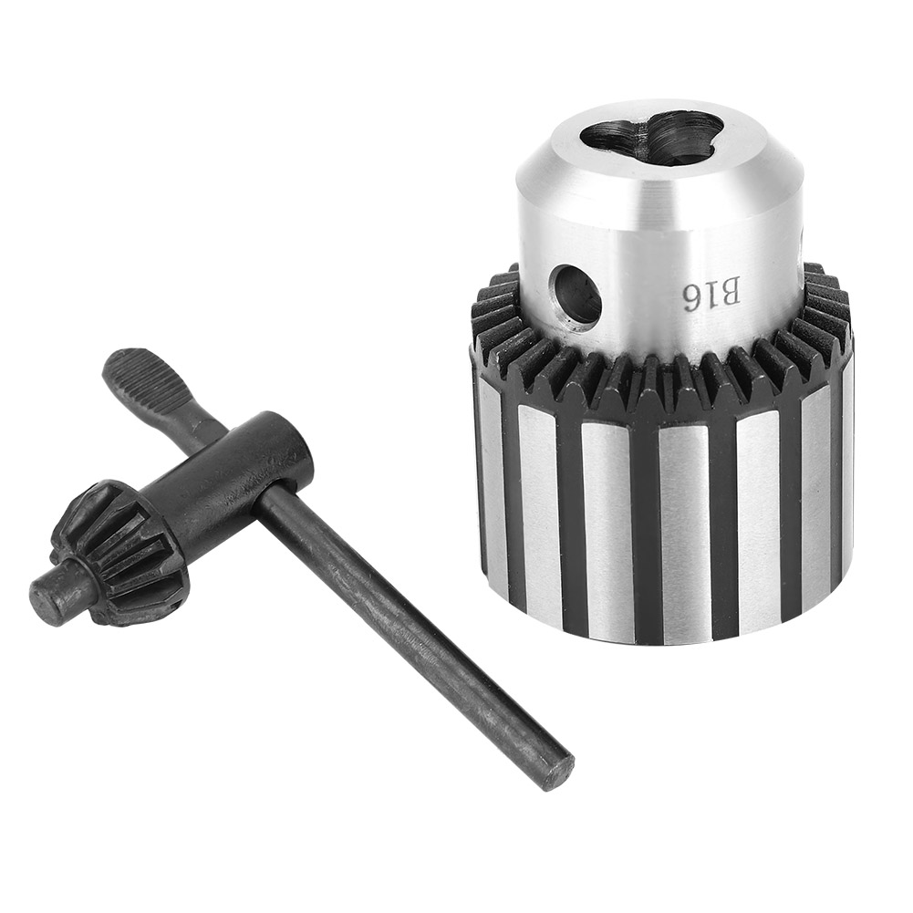 Hochleistungs-bohrfutter B16 0,5-13 Mm Mit Schraubenschlüssel Für Tischbohrmaschinen Und Drehmaschinen