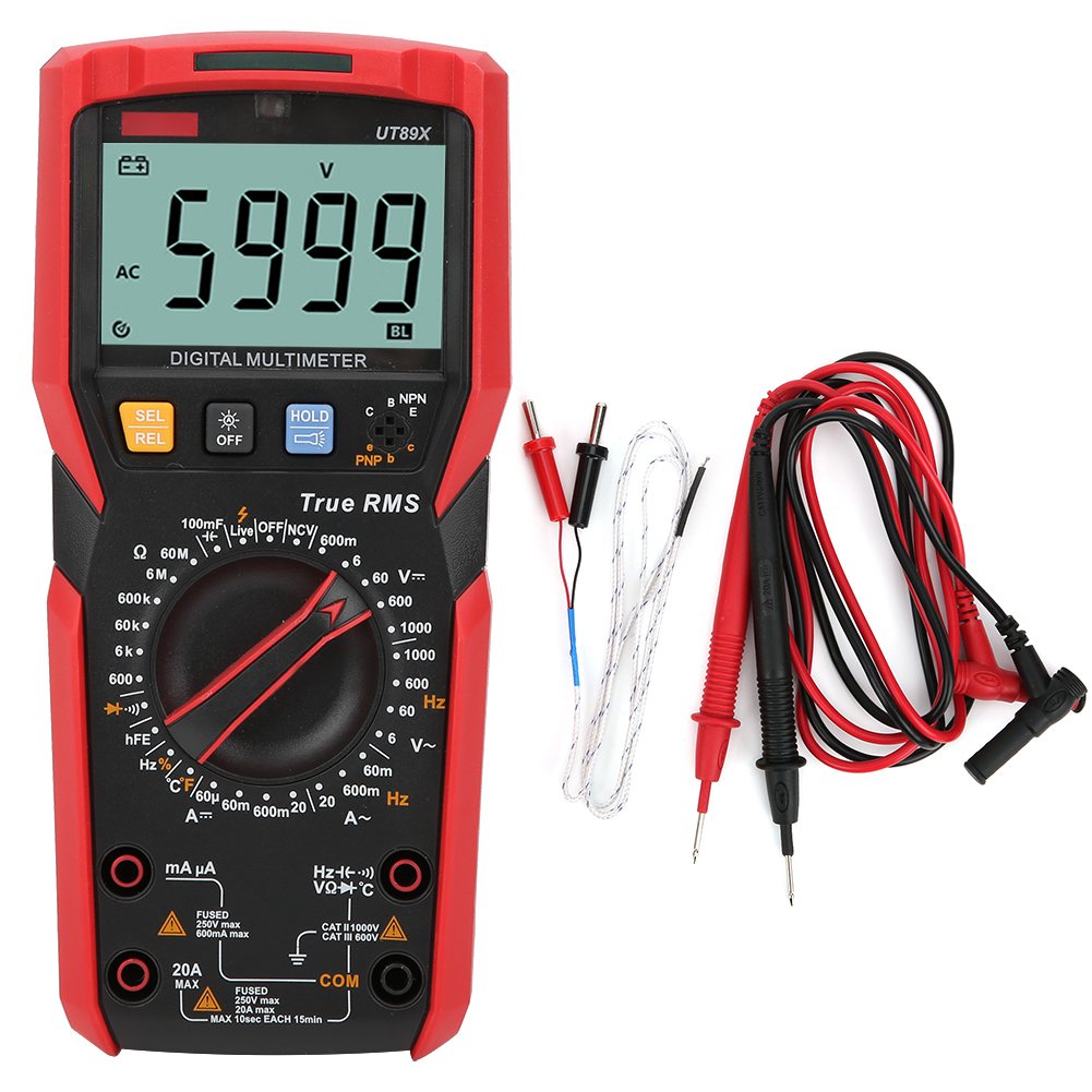 Ut89x Digitalmultimeter: Misst Wechsel- Und Gleichspannung, Widerstand, Kapazität Und Ncv-erkennung