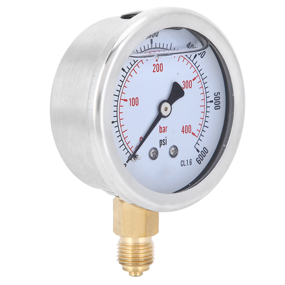 Y60 1/4bsp Radial-öldruckmanometer Für Maschinen, Druckmanometer Tspgg604400bar