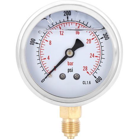 Y60 1/4bsp Radial-öldruckmesser Für Maschinen, Druckmesser Tspgg60428