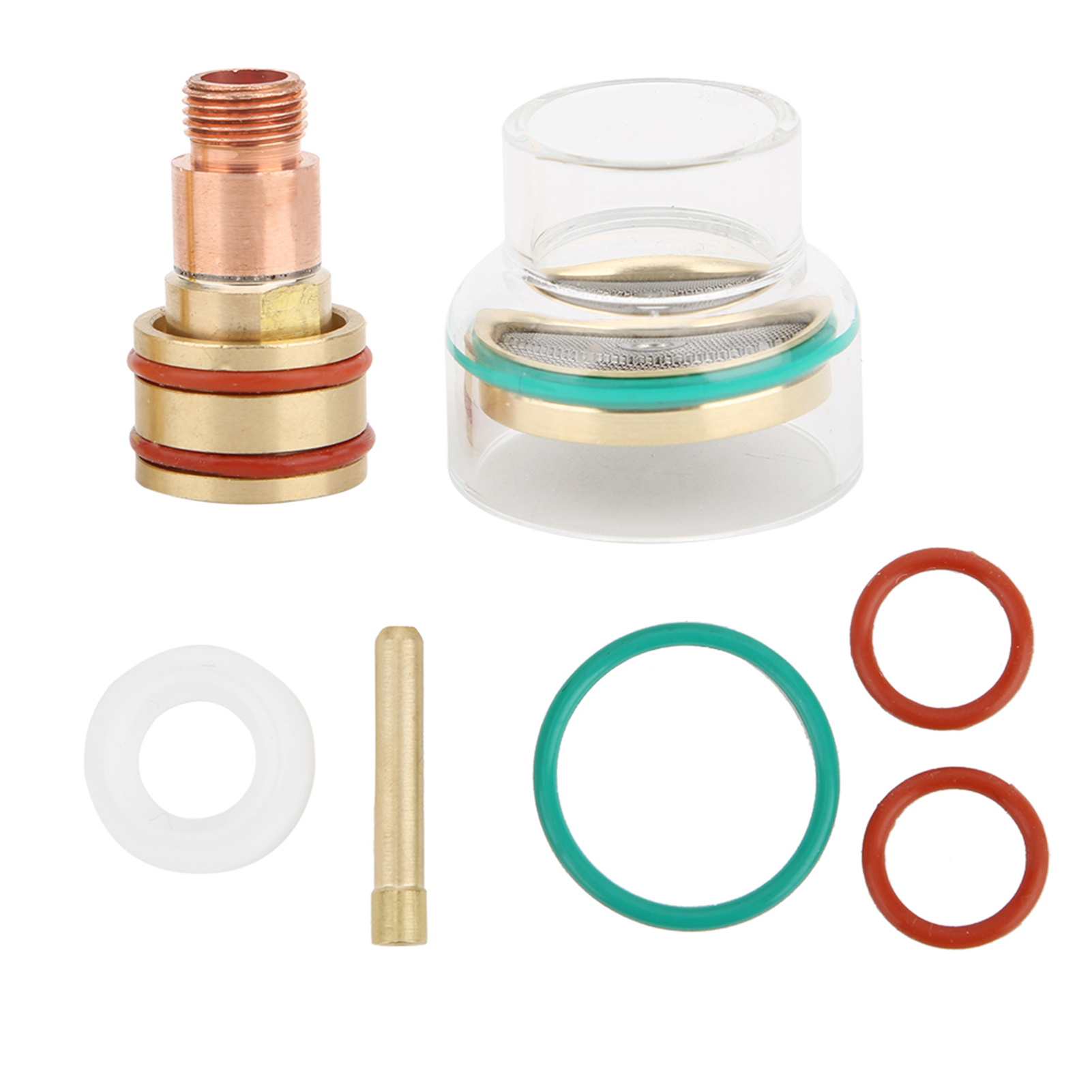 Tfm53ncn Wig-schweißset Mit Brenner, Glas Und Spannzange Für Wp17/wp18/wp26 3,2 Mm