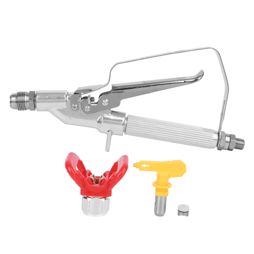 Hochdruck-airless-farbspritzgerät Mit Ergonomischer, Gerader Edelstahl-g1/4-spritzpistole