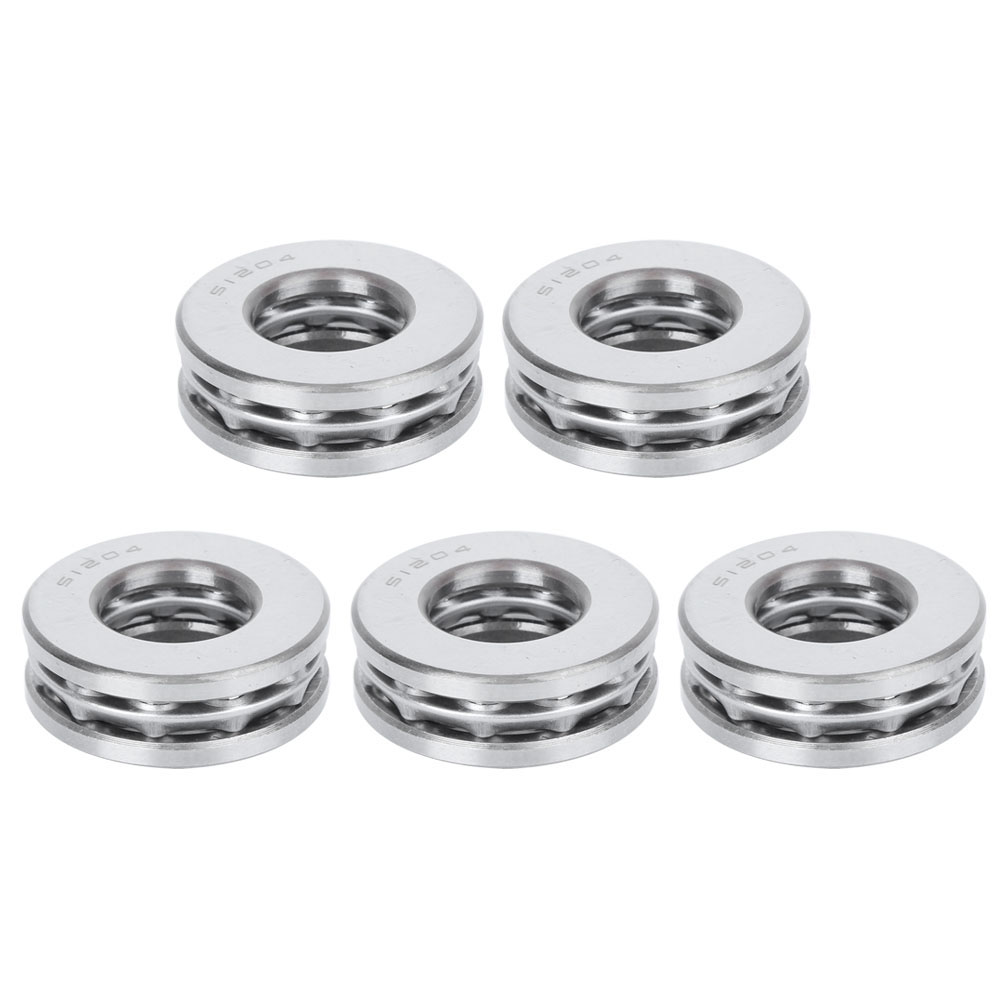 5-teiliges Axial-kugellager 51204, Industriezubehör, Einreihige Rollenlager Für Flachdruck