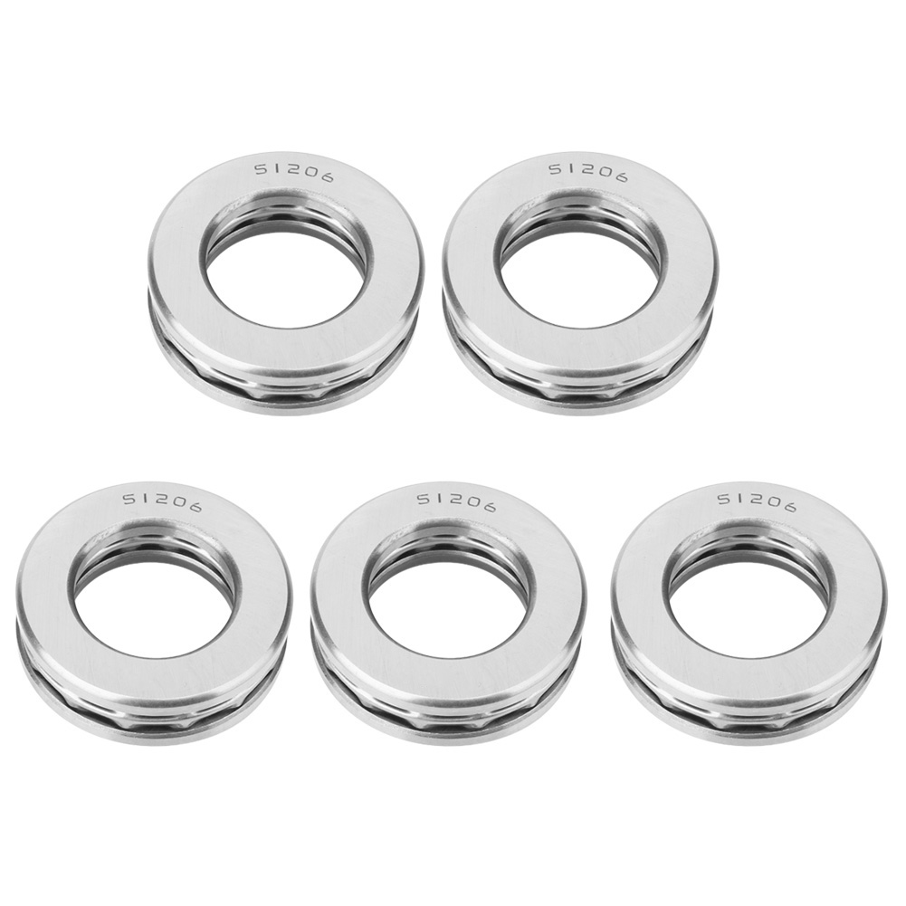 5-teiliges Axialkugellager 51206, Geräuscharm, Industrielle Ersatzteile