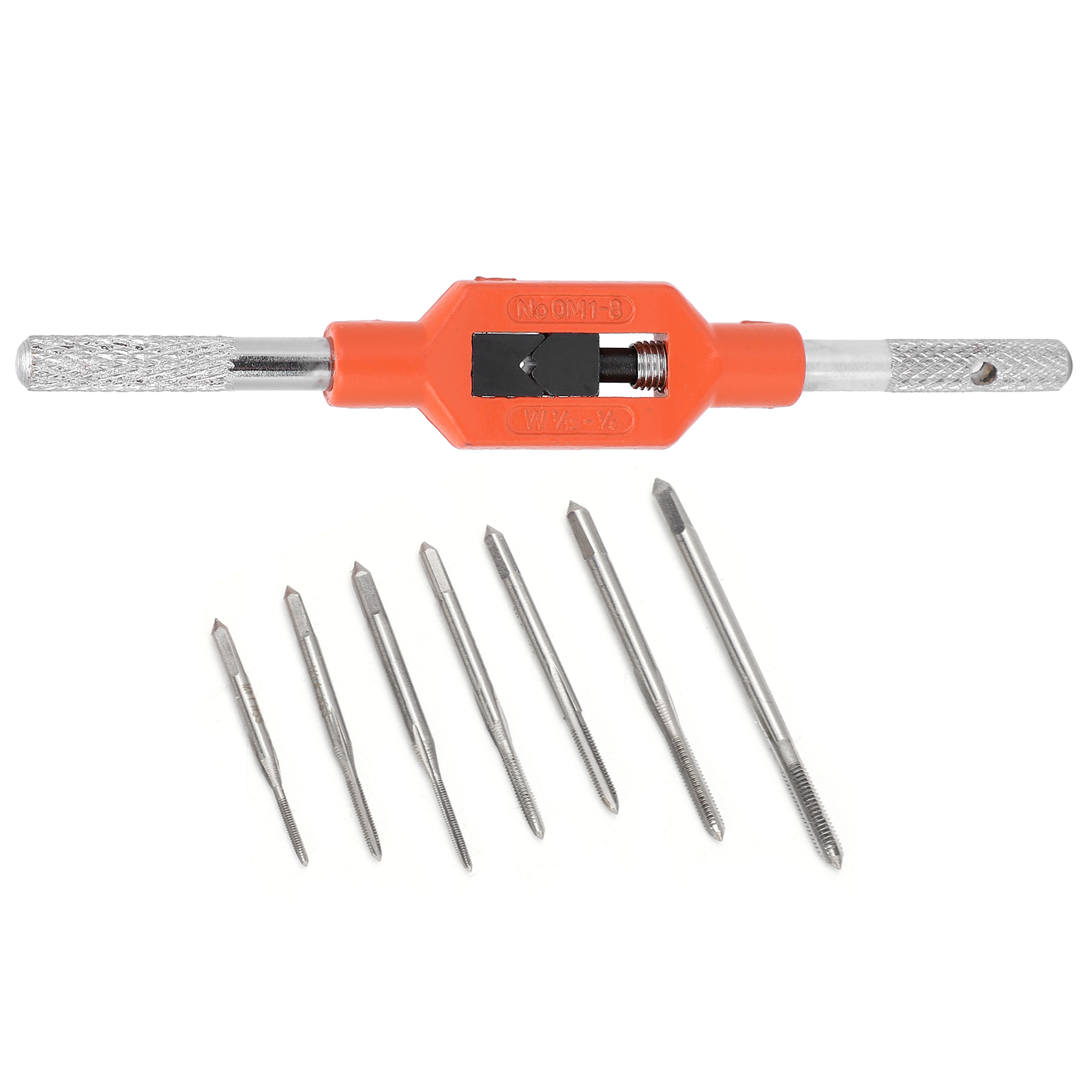 7-teiliges Mini-maschinenschrauben-set Aus Legiertem Stahl Mit Schraubenschlüssel, Industrieller Werkzeughalter