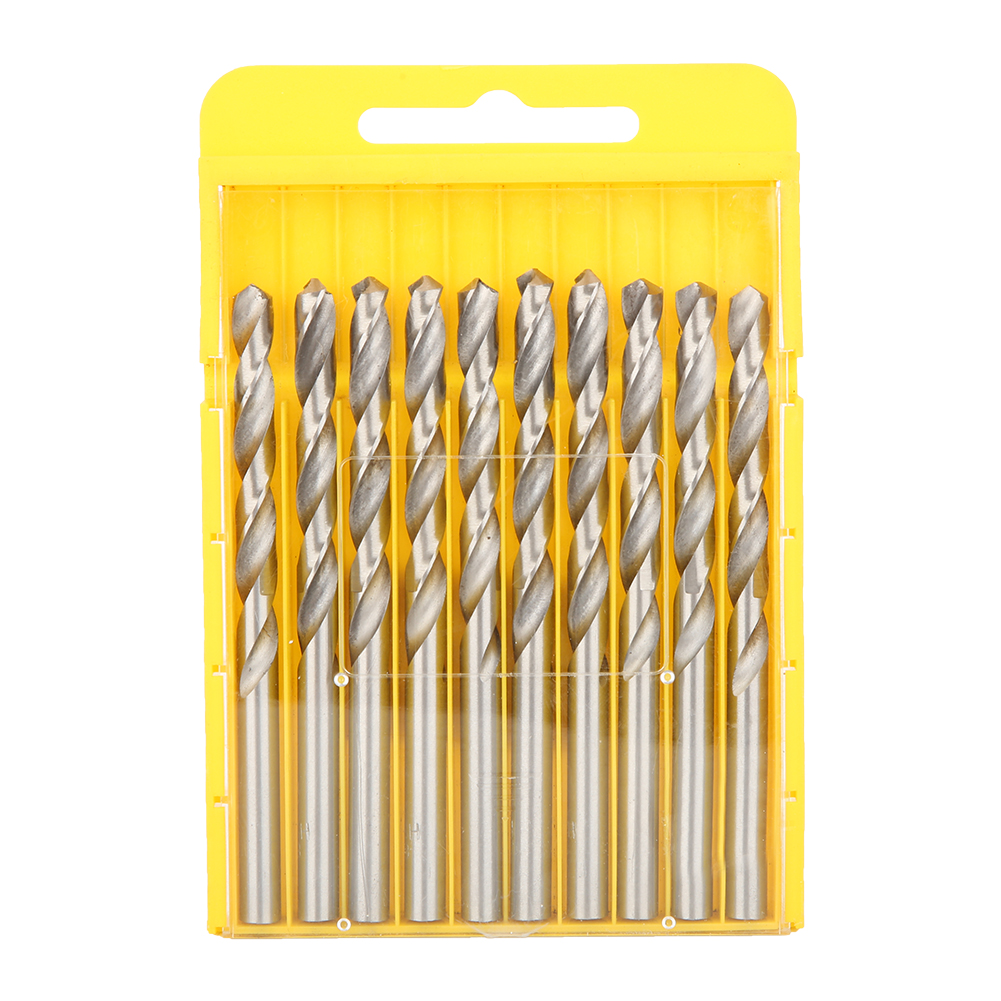 10 Hss-bohrer Mit Geradem Zylinderschaft, Spiraldurchmesser 6,0 Mm