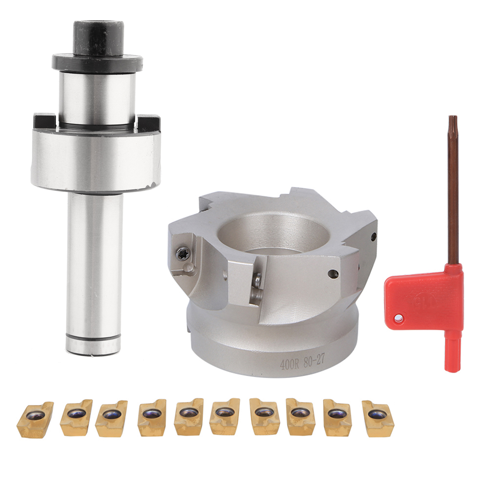 Bap400r-80-27-6 Wendeschneidplattenfutter Mit 10 Apmt1604 Wendeschneidplatten Zum Fräsen