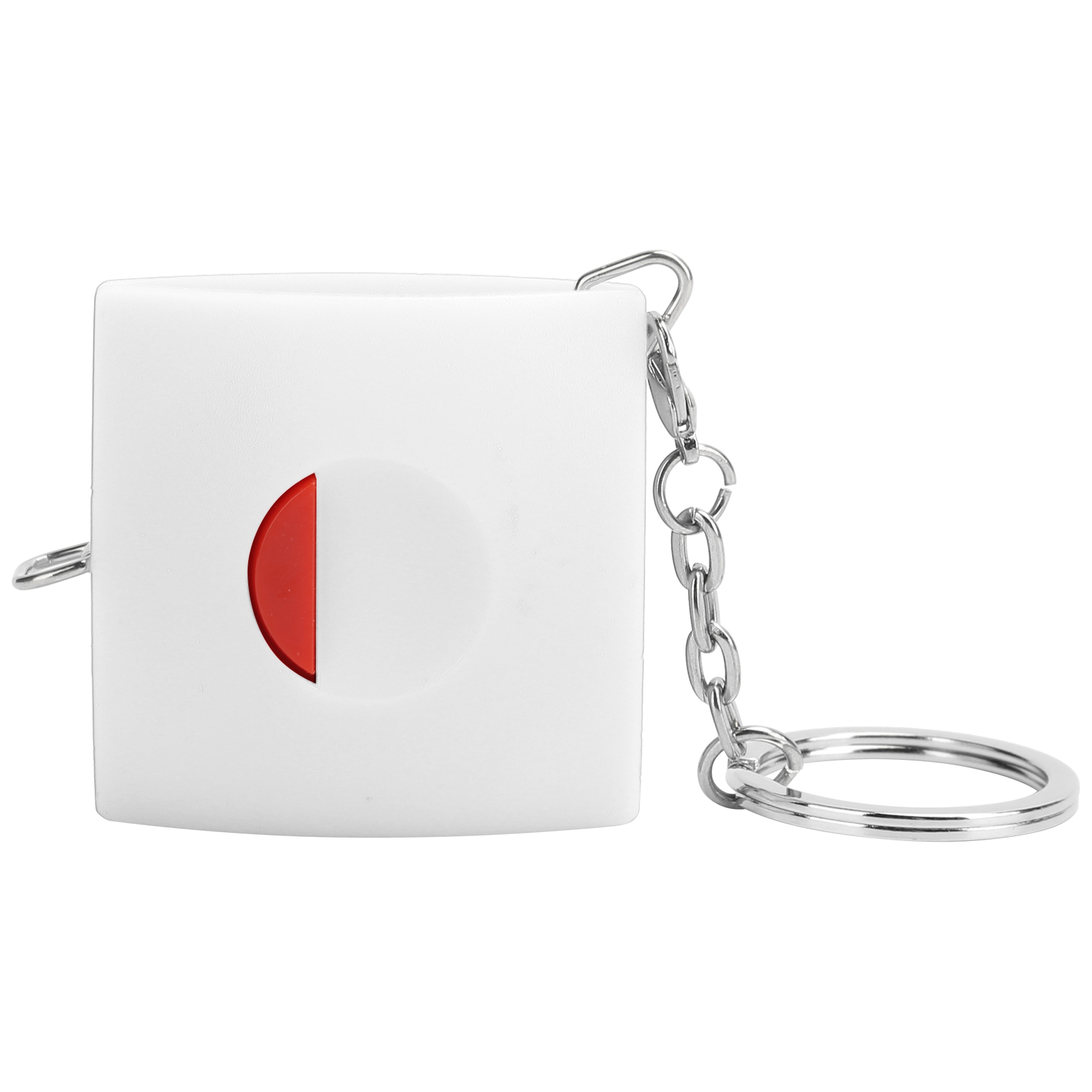Mini-pvc-automatik-maßband Zum Nähen Und Basteln, Weiß