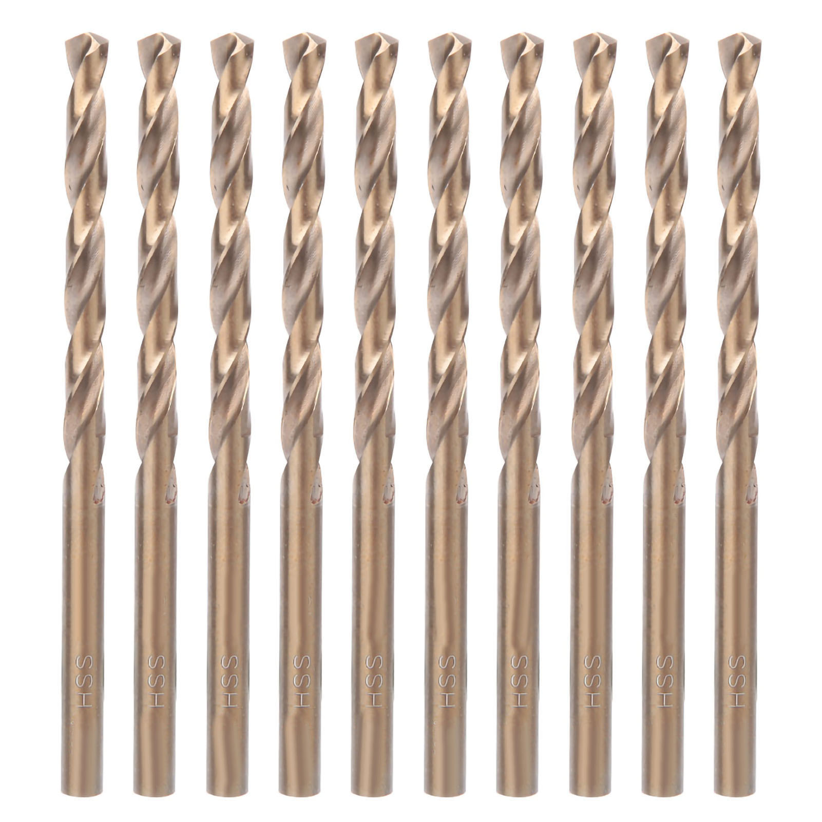 10 Stück Hss-spiralbohrer Mit Geradem Schaft Für Edelstahl Und Metall (durchmesser 4,0 Mm)