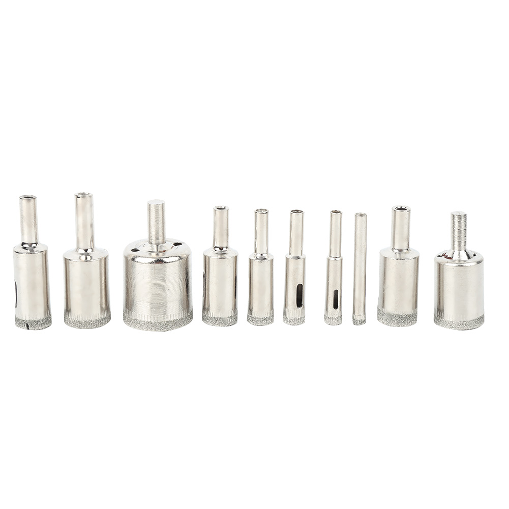 10 Stück Diamant-lochsägen 6-30 Mm Für Marmor, Fliesen Und Glas