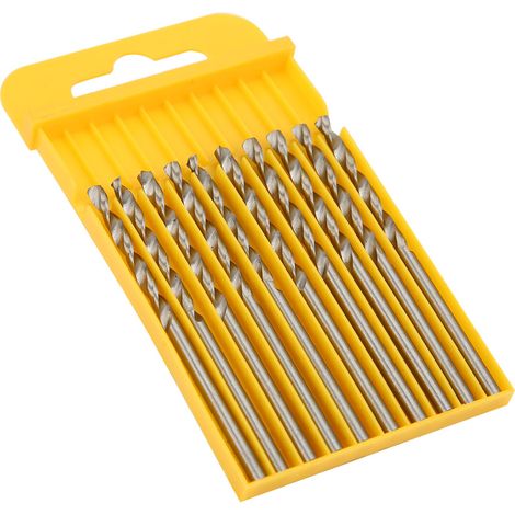 10 Schachteln Hss-spiralbohrer, Gerader Schaft Für Holzbearbeitung, Bohrwerkzeug - 2,8 Mm, 10 Stück Pro Schachtel / 4241 (insgesamt 10 Schachteln)