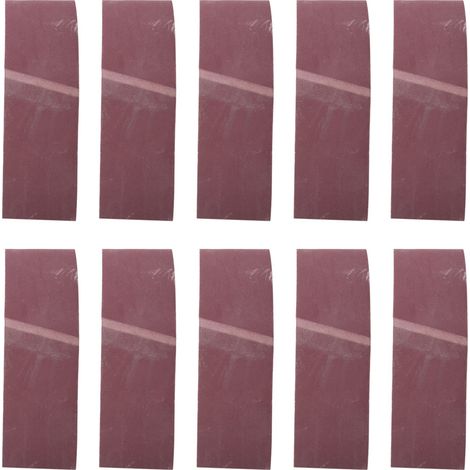 10 Aluminiumoxid-schleifbänder 610 X 100 Mm Zum Schleifen Von Holz Und Metall (körnung 180) - 10er-pack