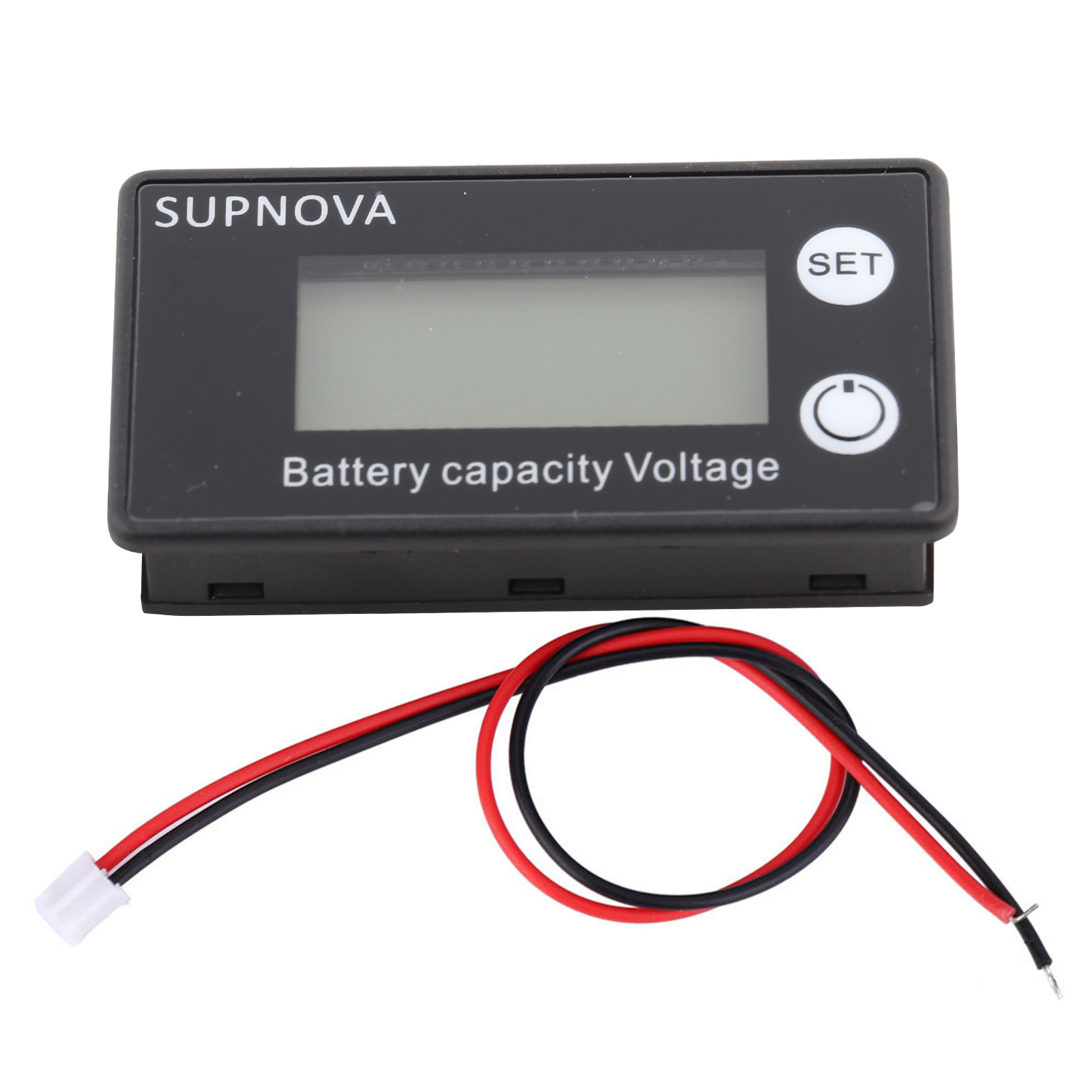 12v Lcd-batteriekapazitätstester, Universelles Digitaldisplay Für Lithiumbatterien, 10-100v Voltmeter (blau, Ohne Alarm, Ohne Temperaturanzeige)