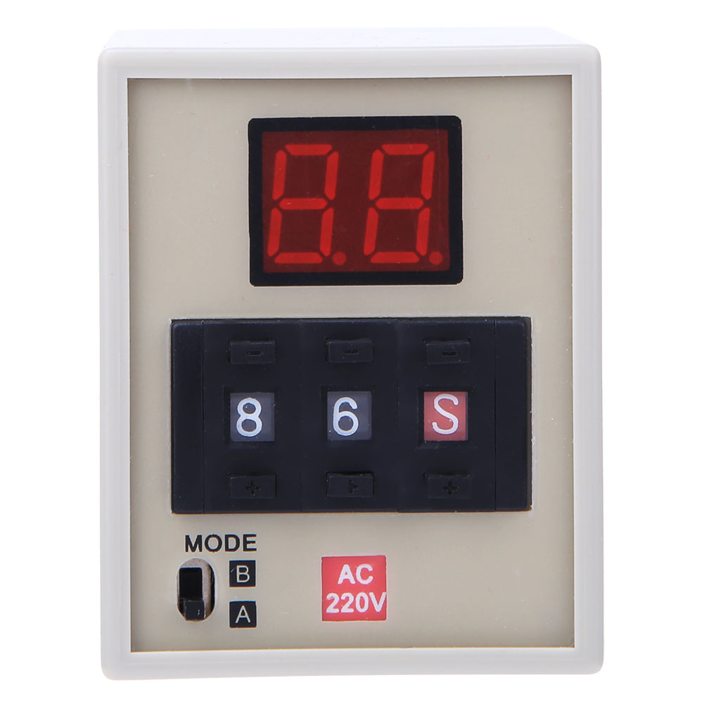 Ah3-dm Digital-timer Mit Digitalanzeige 0,01 S Bis 990 H Und Dual-modus A/b Für 220 V Wechselstrom