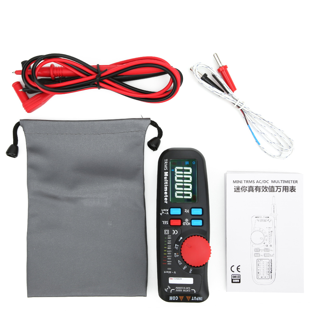 True Rms Digitalmultimeter Mit 6000 Zählern Zur Messung Von Wechsel- Und Gleichspannung Und -strom