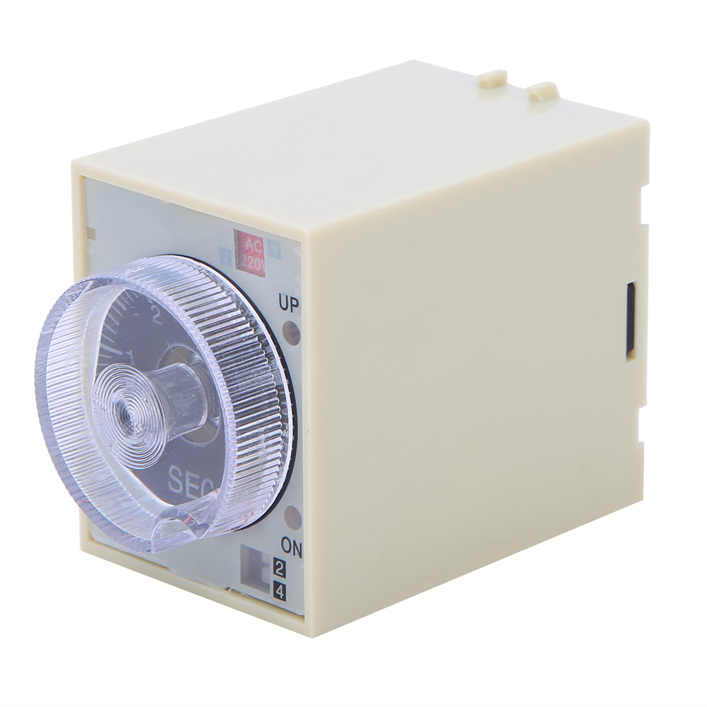 Einstellbarer Verzögerungstimer, St3pa-c Ac220v Relais, Hochwertiges Pc-gehäuse Aus Einer Aluminiumlegierung, 50/60 Hz