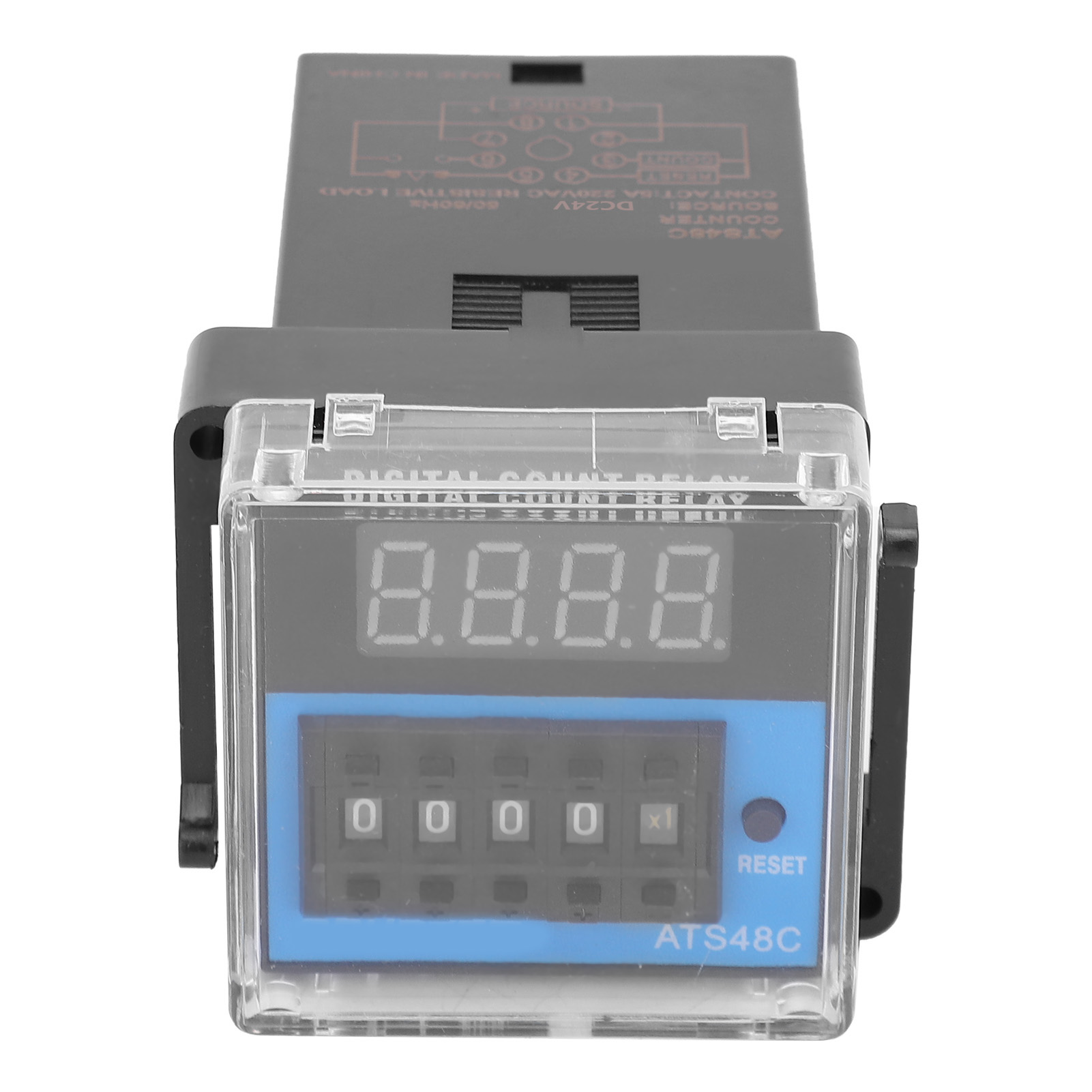 Ats48c Led-digital-zeitrelais, Digitalanzeige, Hohe Präzision, 24-v-dc-zykluszeitgeber