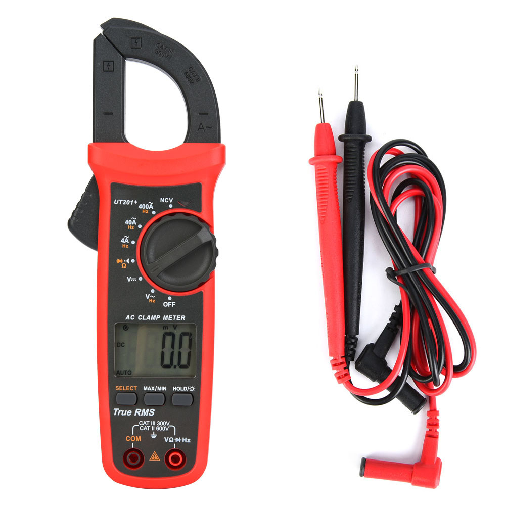 Uni T Ut201+ Tragbares Lcd-clip-on-digitalmultimeter Ac/dc-strom- Und Spannungsprüfer