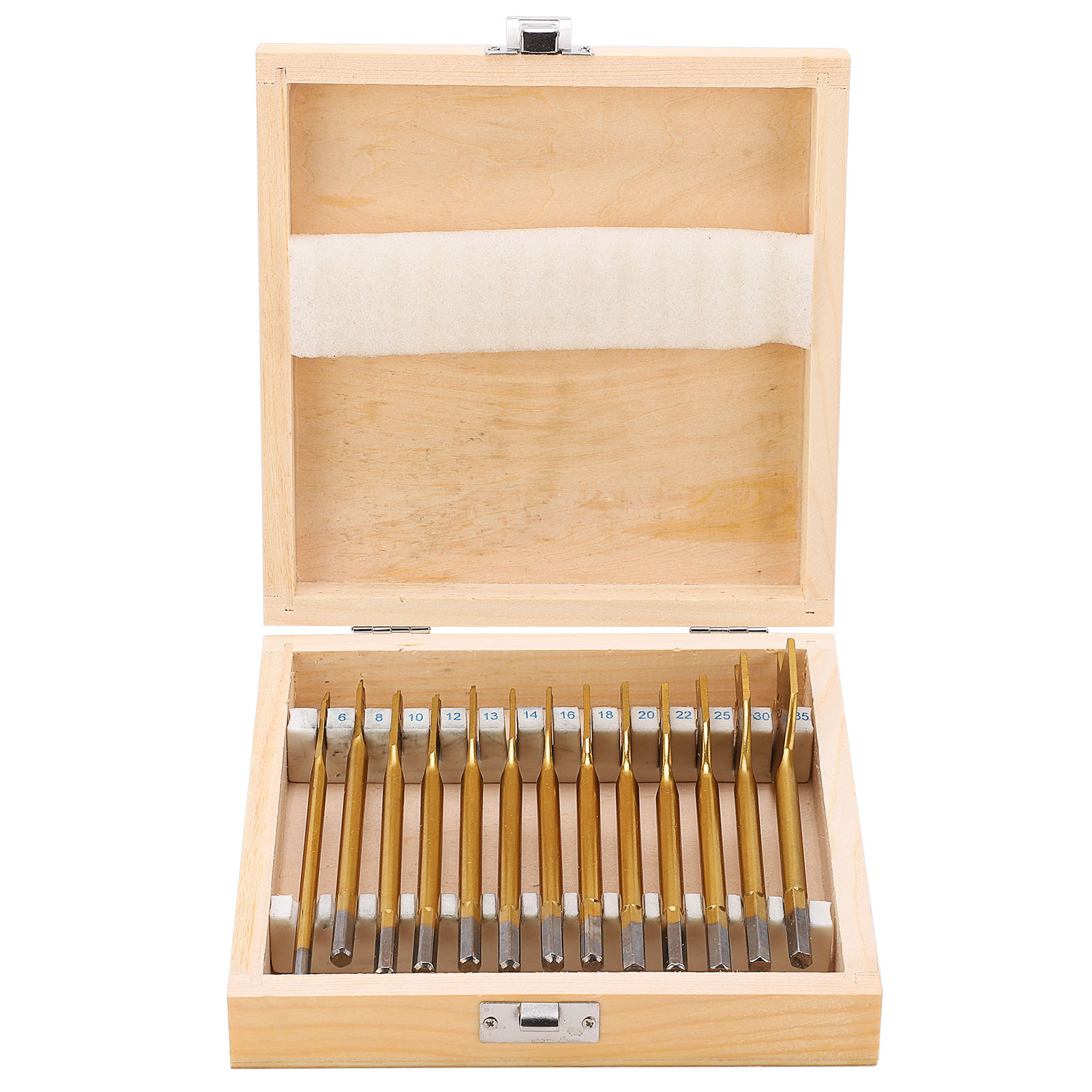 13-teiliges Flachbohrer-set Aus Kohlenstoffstahl Für Elektrische Oder Manuelle Bohrmaschinen, 1/4-zoll-sechskantschaft