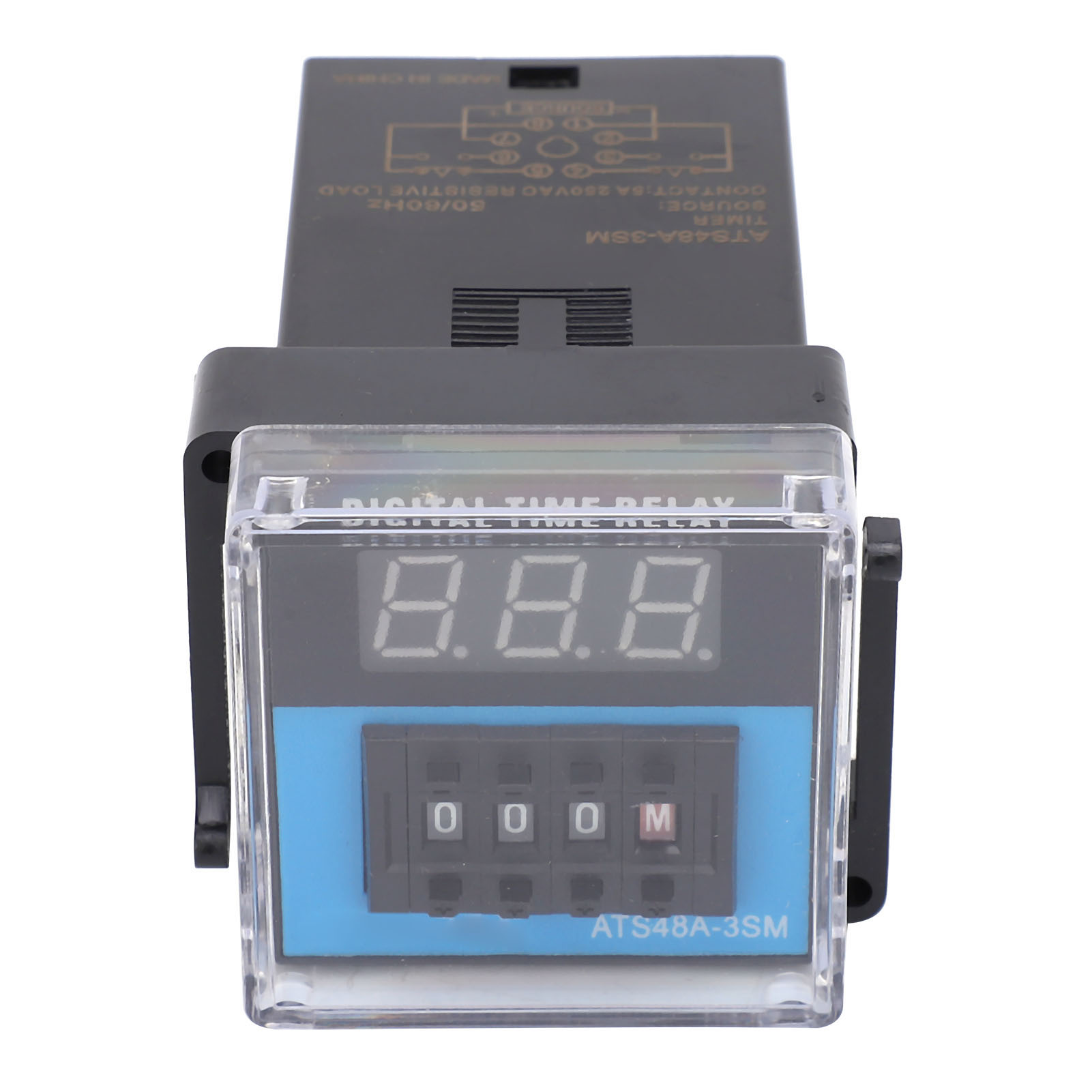 Ats48a-3sm Professionelles Zeitverzögerungsrelais, Einstellbarer Zyklustimer Dc24v Für Automatische Steuerung