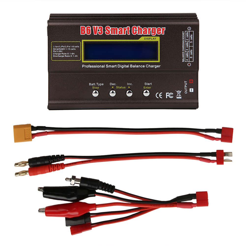 Intelligentes Digitales 80-w-balancer-ladegerät Mit Lcd-display Und Hoher Präzision Für Die Innenwiderstandsmessung