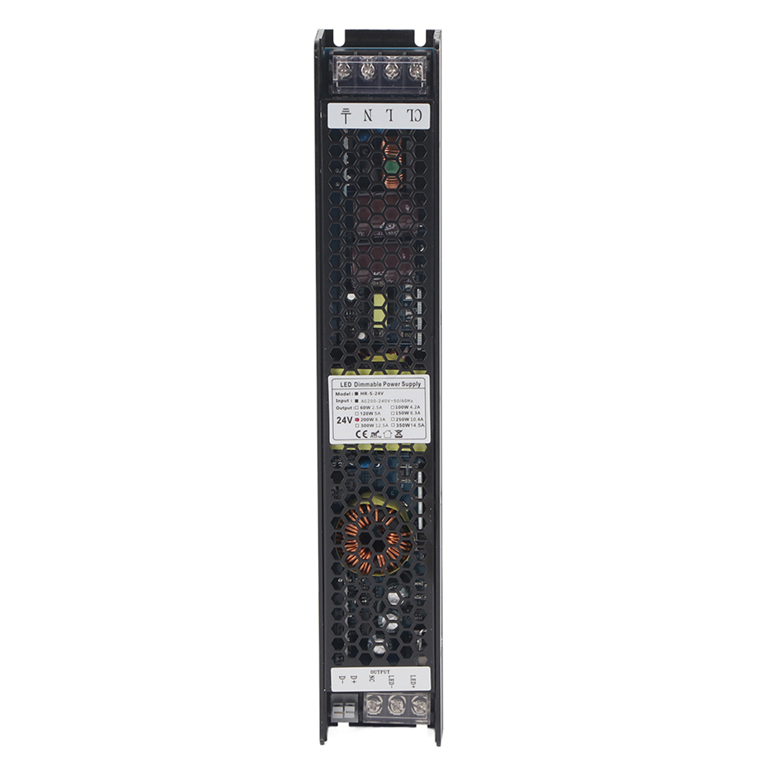 200-w-netzteil Mit Dimmer, Gehäuse Aus Aluminiumlegierung, 0-10-v-scr-pwm-dali-steuerung, 24 V/8,3 A Für Led-beleuchtung
