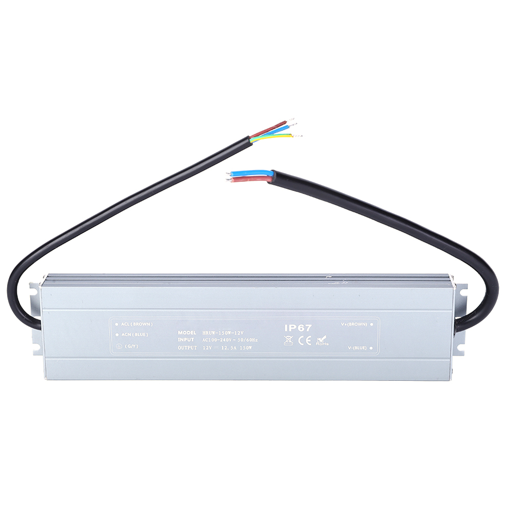 150w 12v Ip67 Wasserdichtes Led-streifen-netzteil 100-264vac Transformator