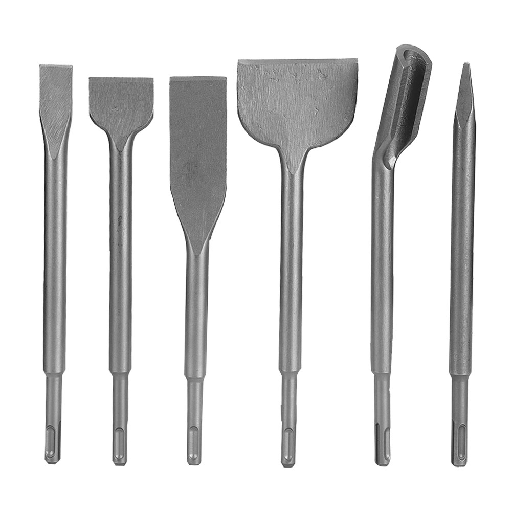 6-teiliges Sds Plus Meißelhammer-bohrerset Für Beton Und Wände
