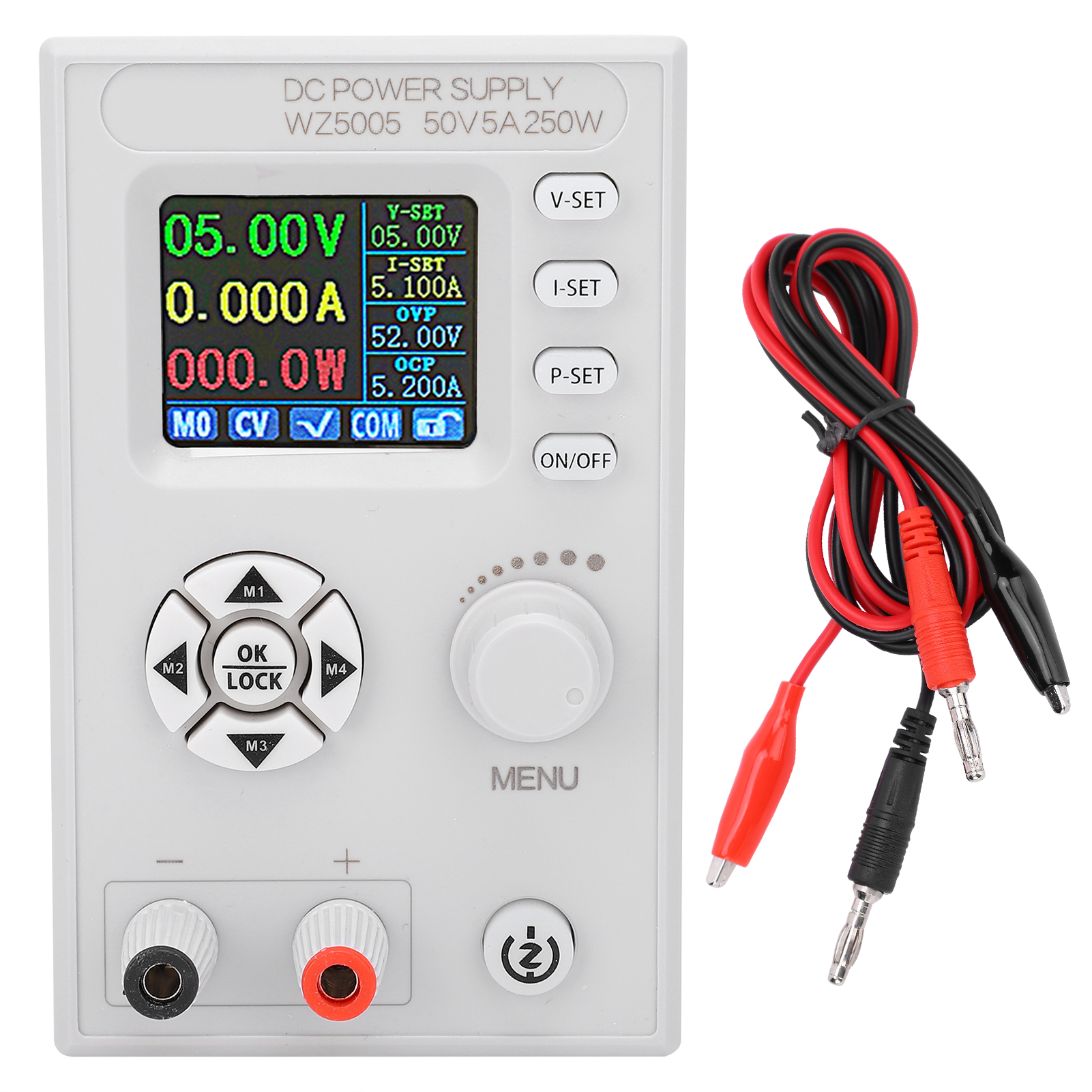 Digitales, Einstellbares Gleichstromnetzteil Mit 4-stelliger Lcd-anzeige, 6–55 V, Wz5005