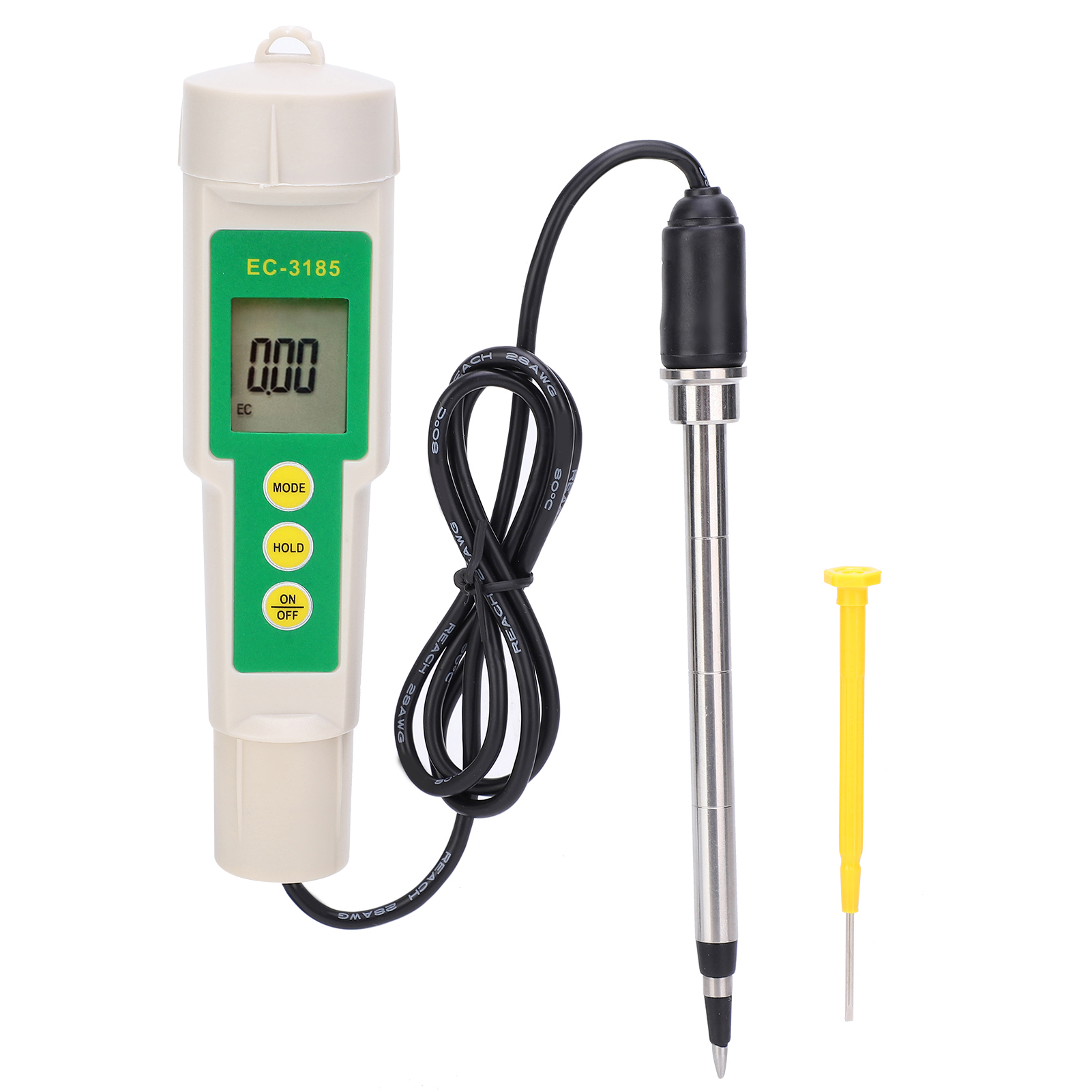 3-in-1 Tragbarer Bodentester (ec, Cf, Tds) Für Garten Und Landwirtschaft