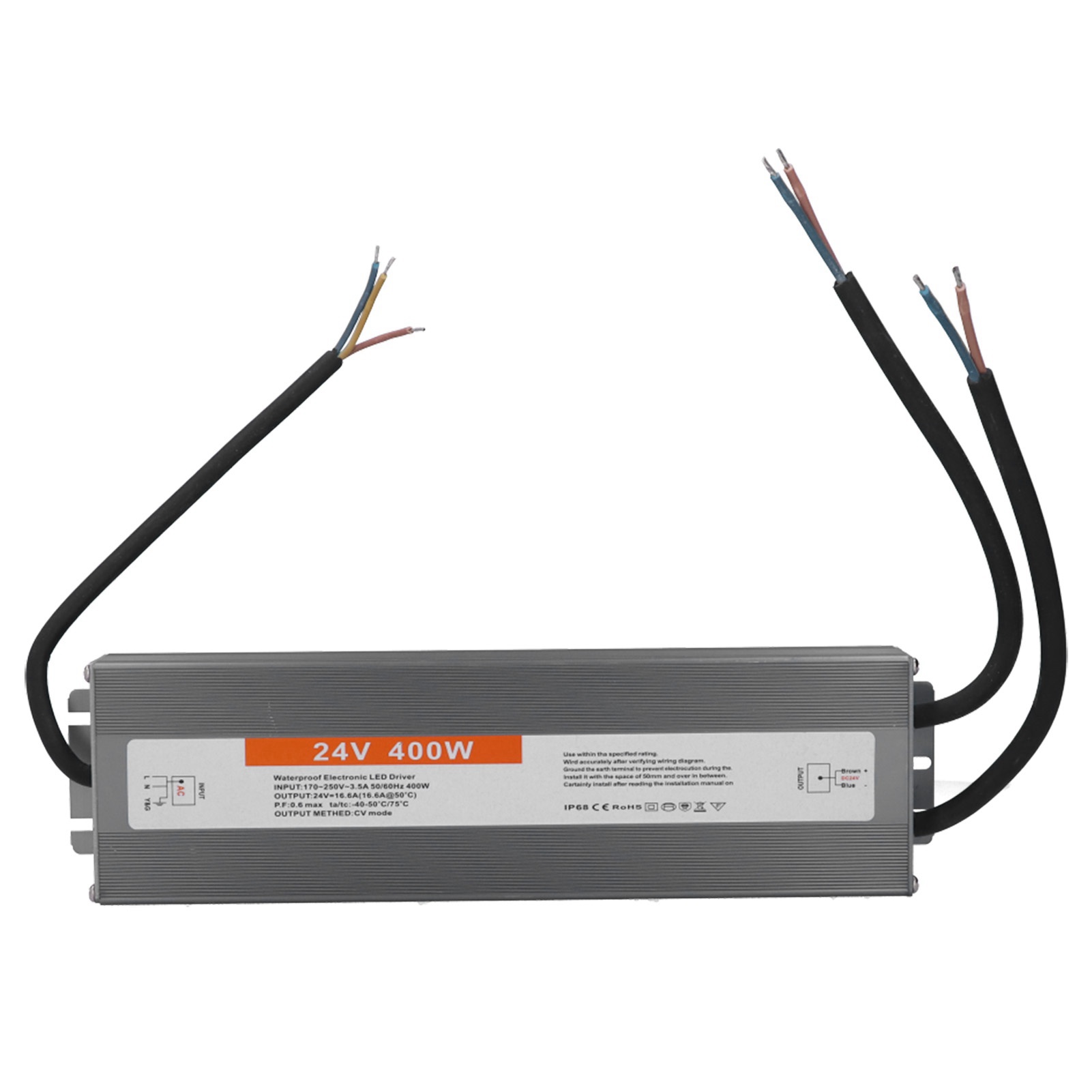 Ultradünnes, Wasserdichtes 400-w-led-netzteil, Eingang: Ac 170–250 V, 50/60 Hz, Ausgang: Dc 24 V Für Led-beleuchtung