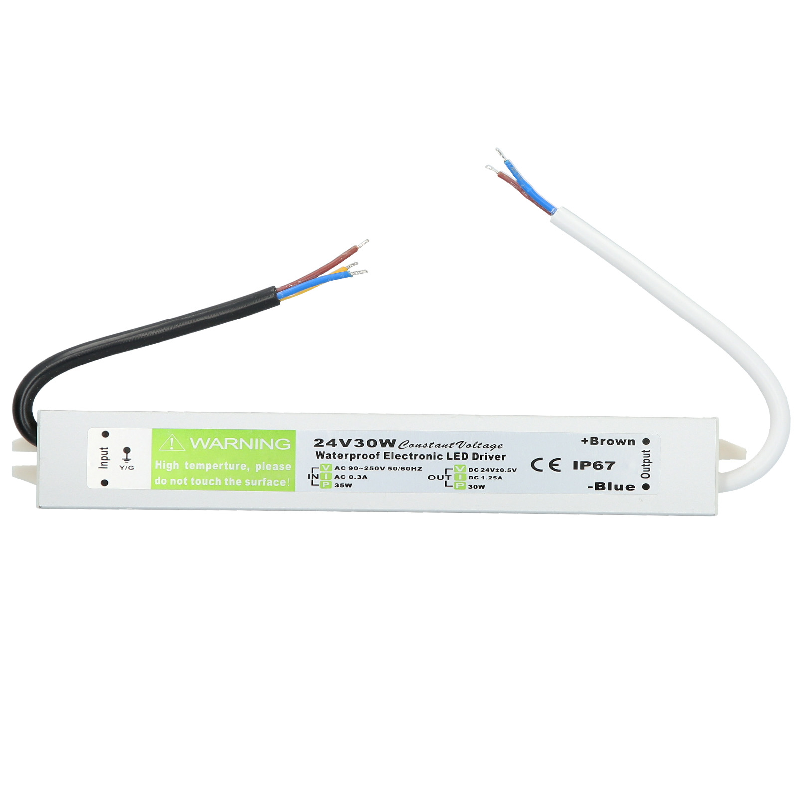 30-w-led-netzteil, Wasserdicht, Ac 90–250 V, Schlanker Dc 24-v-transformator Für Beleuchtung