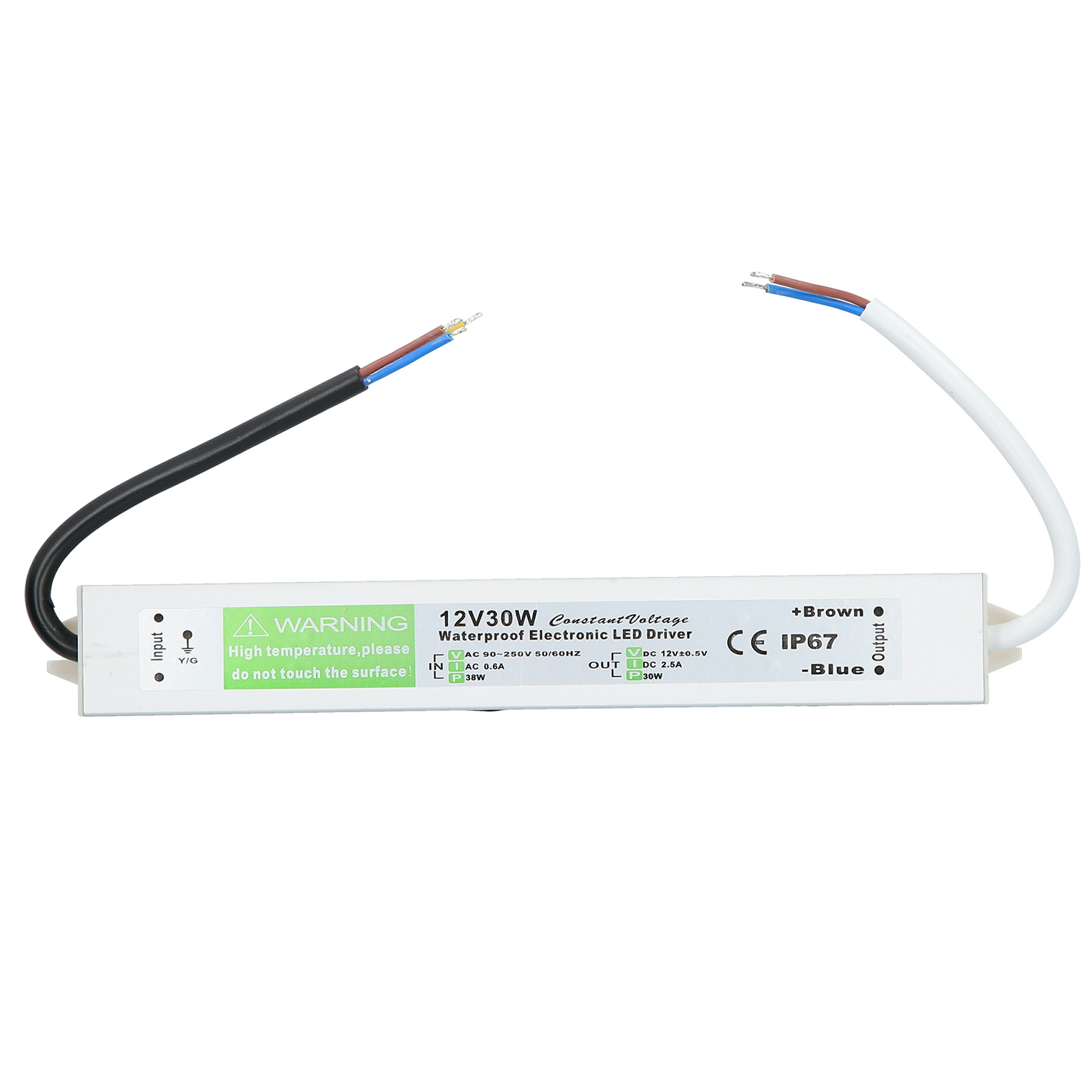 30w Wasserdichtes Led-netzteil Ac90-250v Slim Dc12v Transformator Für Led-streifen