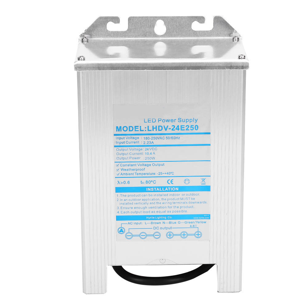 Wasserdichtes Schaltnetzteil Aus Aluminiumlegierung Für 250-w-24-v-led-module Lhdv-24e