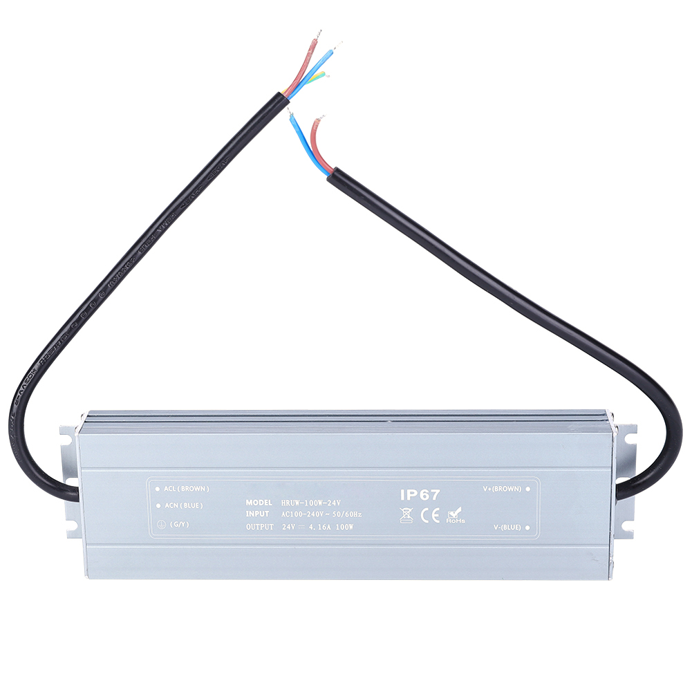 Ip67 Wasserdichtes 100w 24v Schaltnetzteil - Transformator Für 100-240vac Leds