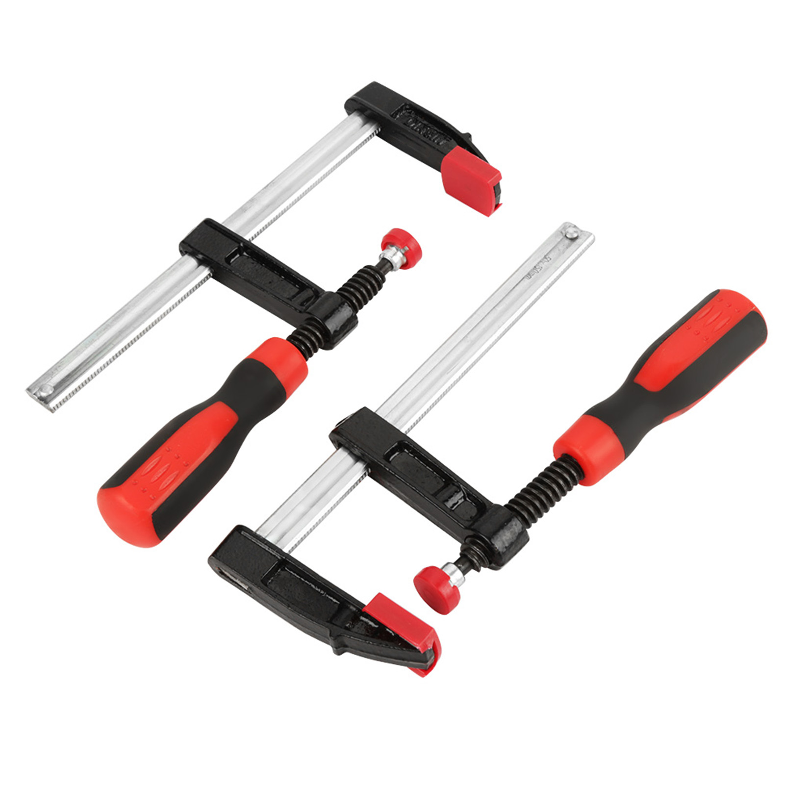 2-teiliges Set Robuster F-zwingen Für Holzbearbeitung, Schnellspann-gleitstangenzwingen, Heimwerker-handwerkzeugset 50 X 150 Mm