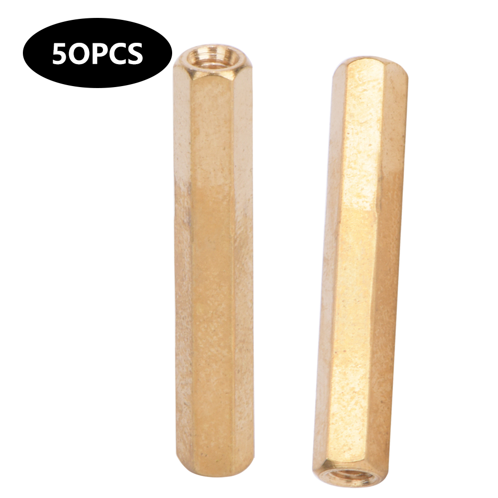 Messing-motherboardhalterung, M3-2-wege-sechskant-kupplungsmuttern, M3x5/6/8/10/12/15/20 – 50 Bis 500 Stück, M3 X 35