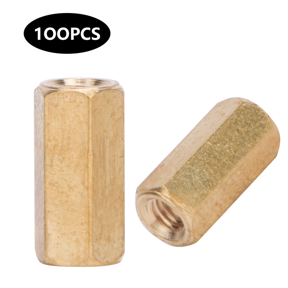 Messing-motherboardhalterung, M3-2-wege-sechskant-kupplungsmuttern, M3x5/6/8/10/12/15/20 – 50 Bis 100 Stück, M3 X 12