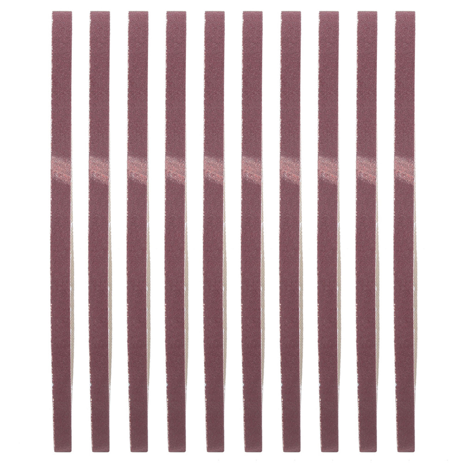10 Aluminiumoxid-schleifbänder 533 X 9 Mm Für Bandschleifer - 10er-pack (körnung 180)
