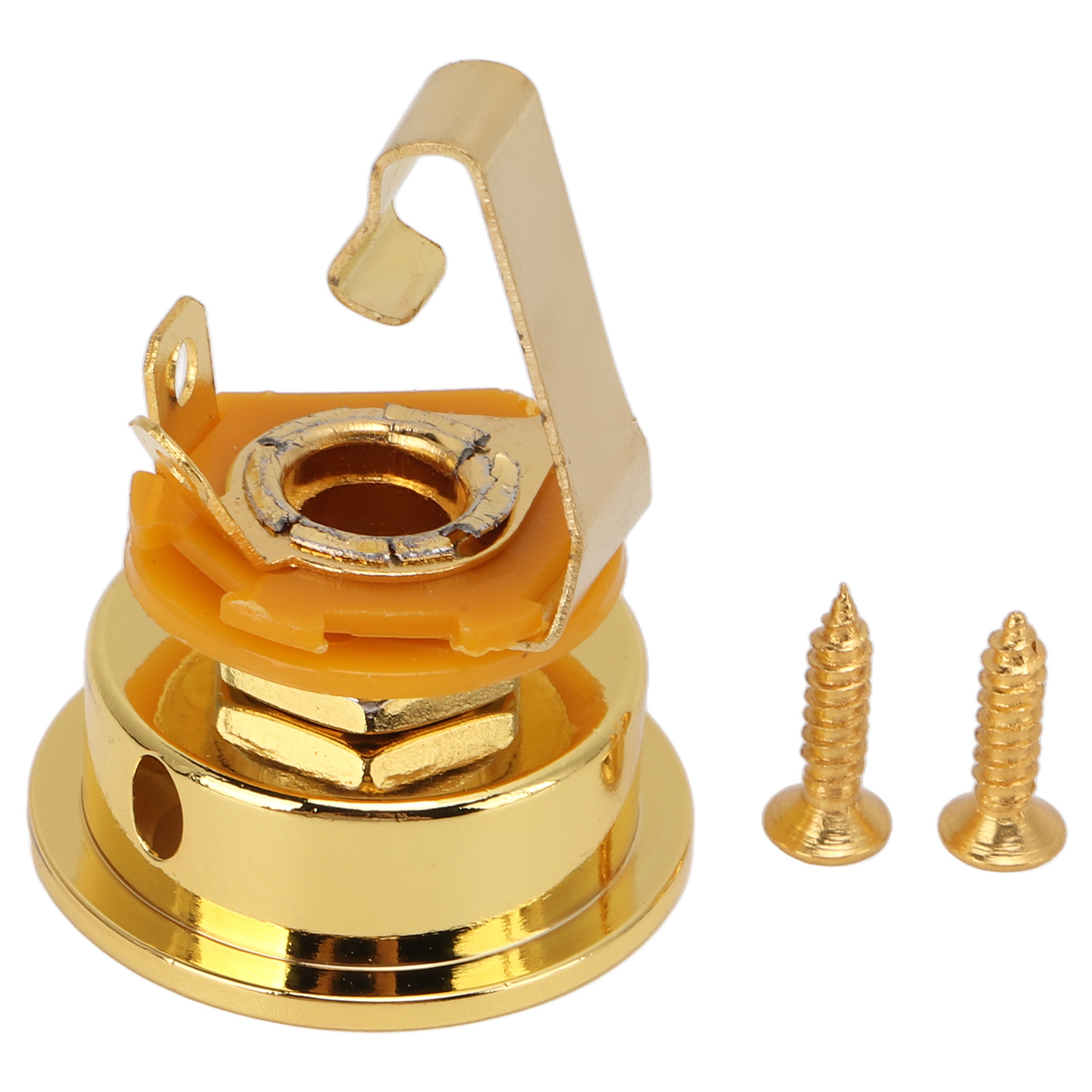 Stereo-ausgangsbuchse Für E-gitarre, Verstärkte Goldmetall-klinkenbuchse In Runder Becherform, Tl-kompatibel.