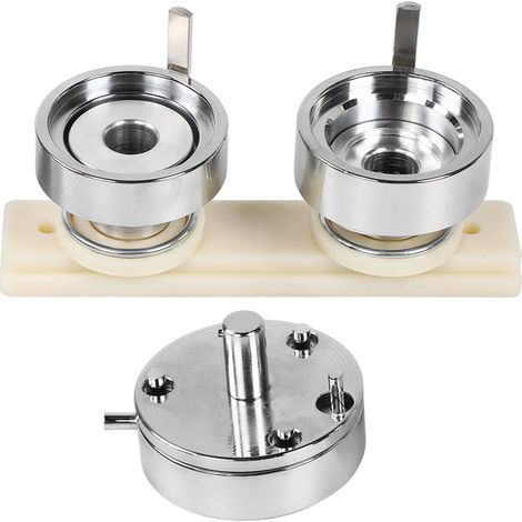 Austauschbare 32-mm-form Aus Aluminiumlegierung Für Diy-abzeichenhersteller