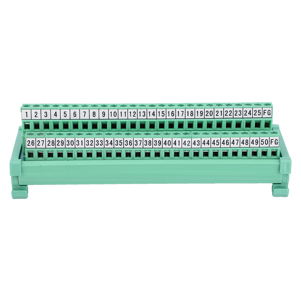 Plc-klemmenblock-steckverbinder Scsi50 P 35mm Modul Für Din-schienen-elektrogeräte