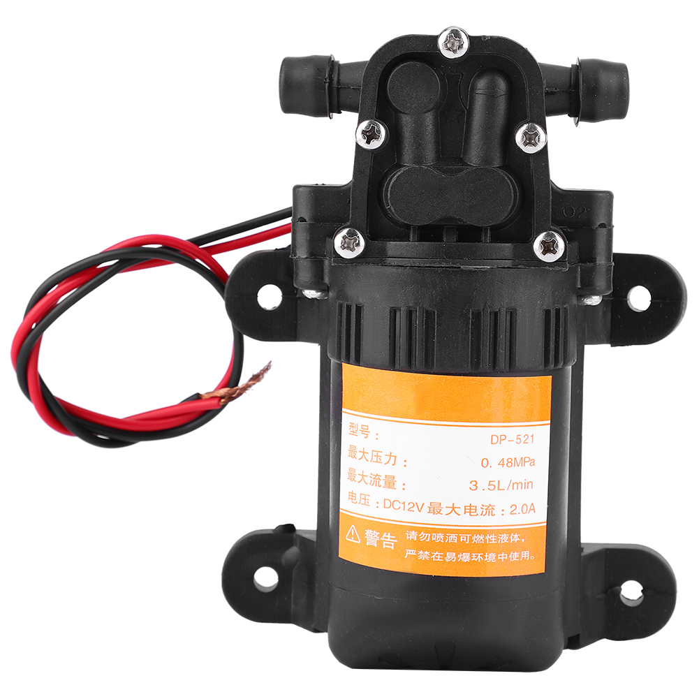 Miniatur-hochdruckwasserpumpe (12 V), Fördermenge 3,5 L/min, Robust Und Leise