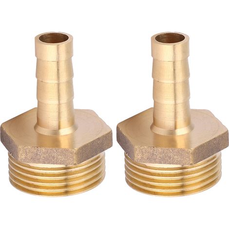 2-teiliges G3/4-außengewinde-siebfitting Aus Messing Für Gas- Oder Flüssigkeitsleitungen, 10 Mm