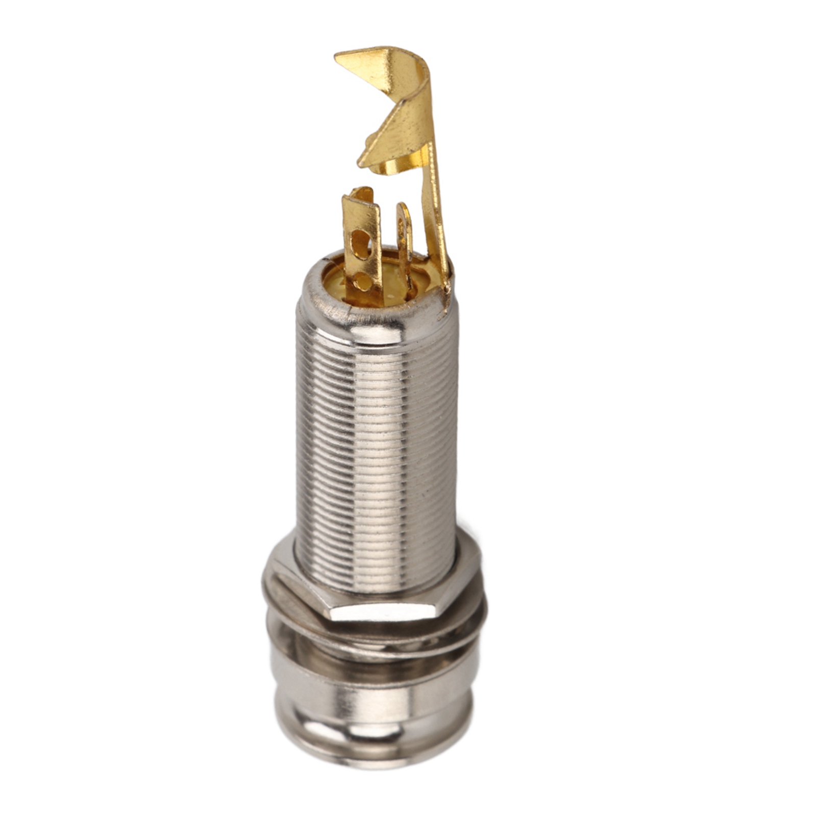 Stereo-klinkenbuchse Aus Kupfer Für E-gitarre Und Ukulele, Gold Oder Silber
