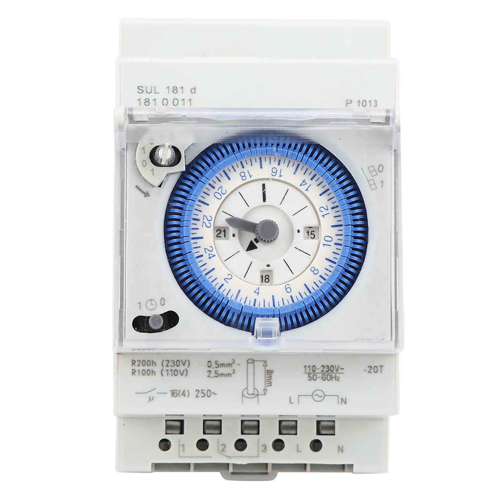 Mechanischer Timer Sul181d 15 Min. Bis 24 Std., Uhrschalter 250 V Ac 16 A