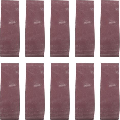 10 Schleifbänder 533 X 75 Mm (21 X 3 Zoll) Für Bandschleifer, Körnung 240–1000, 10er-packung