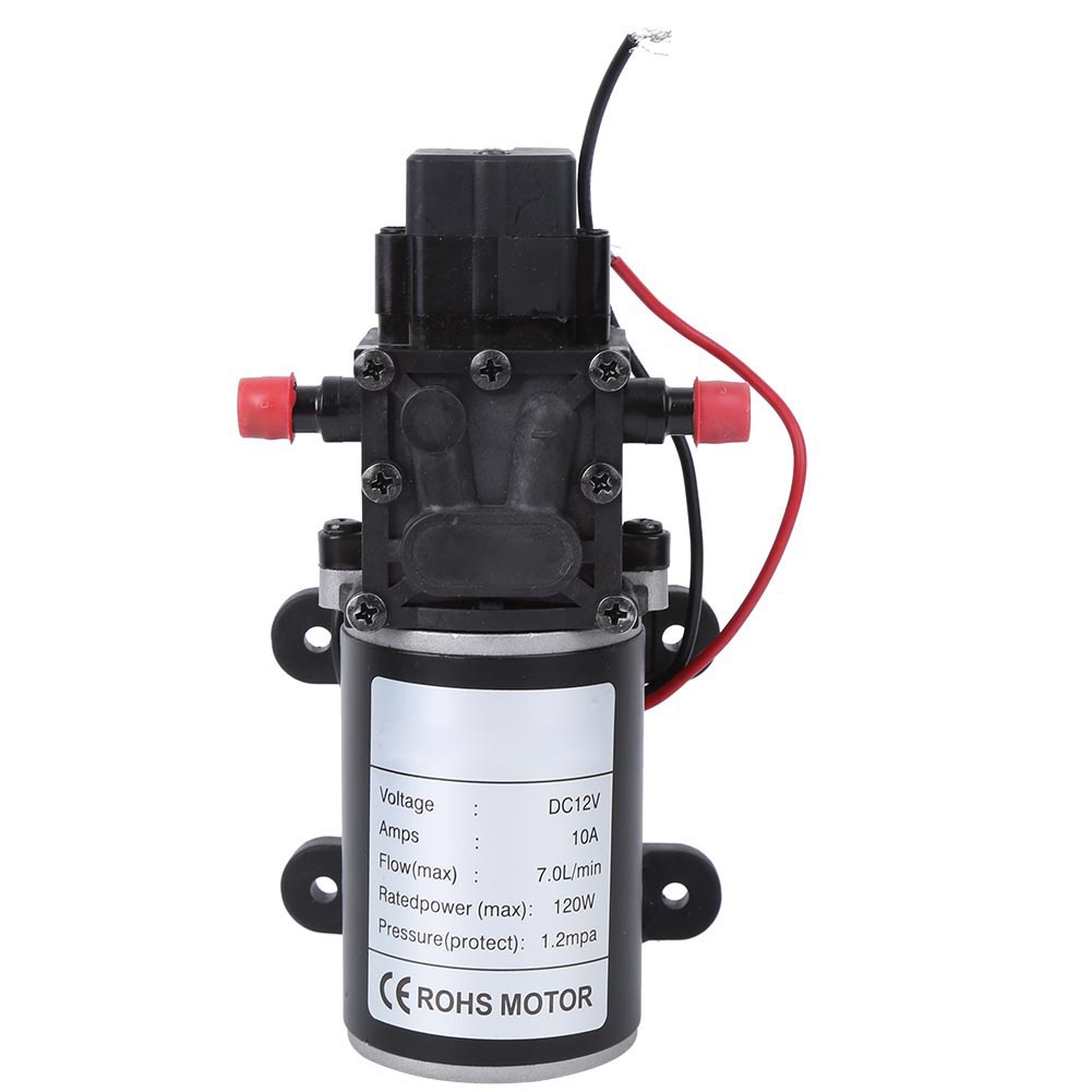 Intelligente 12v 120w Membranpumpe, 7l/min Fördermenge, 10mm Wasserauslass, Hoher Druck Für Den Hausgebrauch
